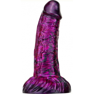 MetallicAnal Mixed Colors Gentleman Realistic Dildo PURPLE