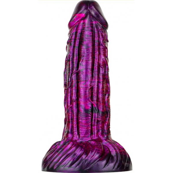 Dildo Fantasia Gentax 16 x 5cm Viola-Nero