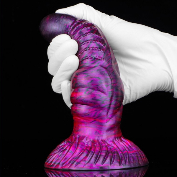 Dildo Fantasy Nirp 15 x 5.3cm Paars-Zwart