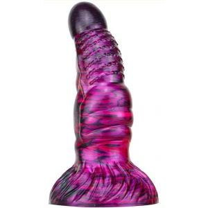 MetallicAnal Mixed Colors 7.2 inch Realistic Dildo PURPLE