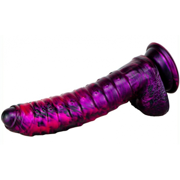 Dildo Fantasy Gasix 16 x 4 cm viola-nero