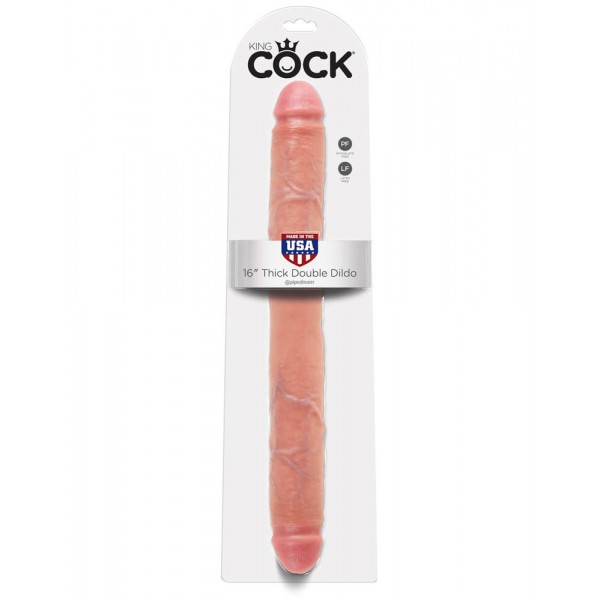 Dubbele Dildo King Cock 41 x 4,6 cm Stoel