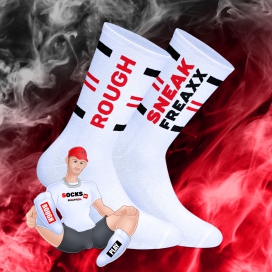 SneakFreaxx Chaussettes blanches Rough Play Sneakfreaxx