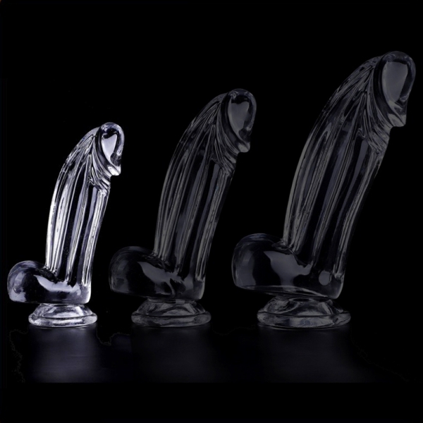 Dildo transparente Kolk S 12 x 3,5cm