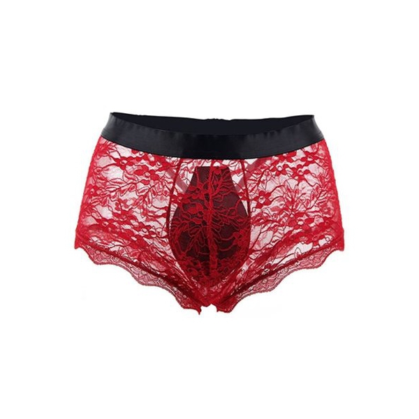 Rode Lacien open kanten boxershort