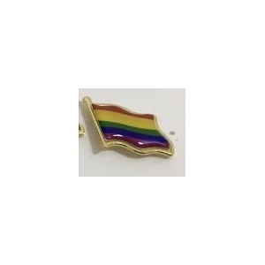 Pride Items Pino de bandeira LGBT metálico