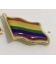 Pin's Drapeau LGBT en métal
