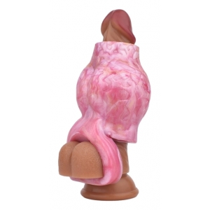PINKALIEN Silicone Cock & Ball Sleeve PINK L