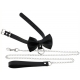 Bow Leash Collar BLACK