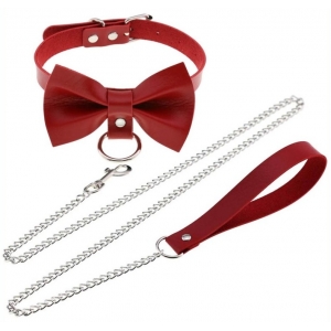 Joy Jewels Collar Bowy Slave Rojo