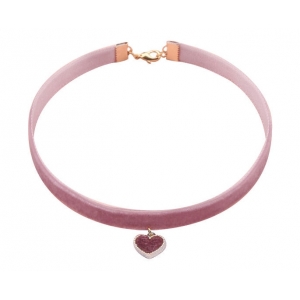 Joy Jewels Gargantilha Lotus Heart Rose