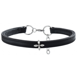 Joy Jewels Single Cross Double Layer Leather Choker