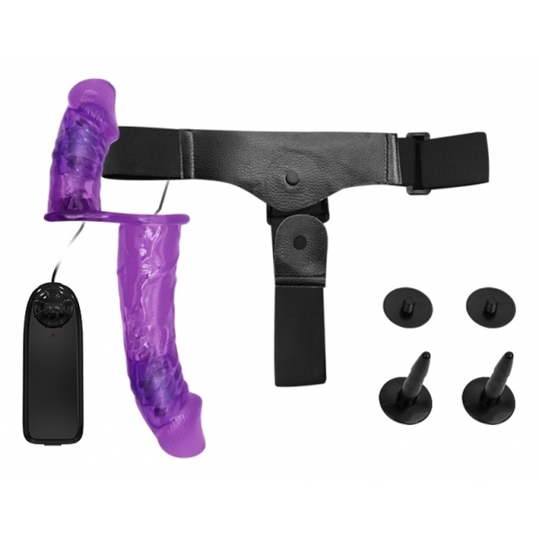 Consolador Vibrador 17 x 4.3cm Morado