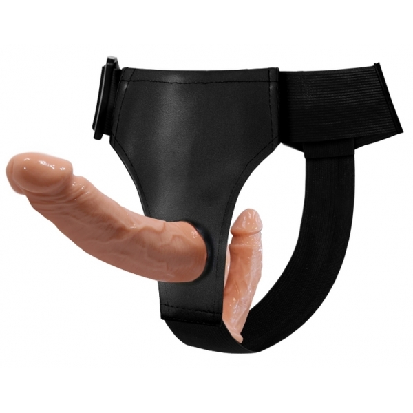 Dubbele Dildo Riem Duo 13 x 3.7cm