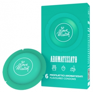 Love Match Aromatisierte Kondome Aromatizzato x6