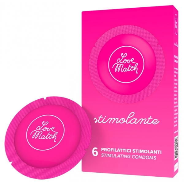 Textured Condoms Stimolante x6