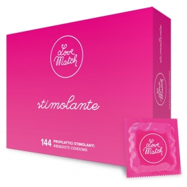 Love Match Textured Condoms Stimolante x144