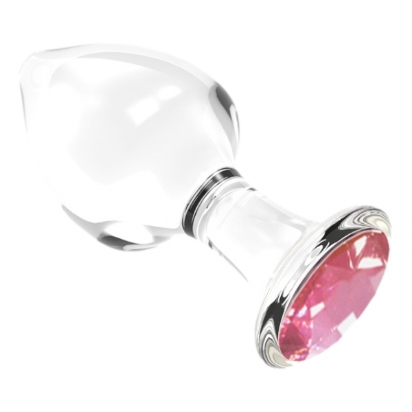Tampão de vidro para jóias Diamante Vítreo M 7,5 x 3,4cm