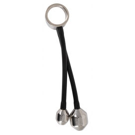 Cockring + Plugs mit Metallgewichten Heavy Ring 840gr