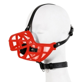 Sm MUZZLE STRAP Maulkorb Rot