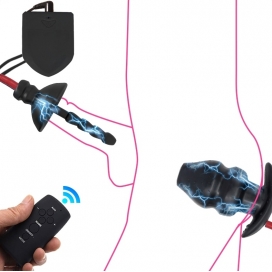 ElectroPlayer Kit de tampões eléctricos para o ânus e o pénis