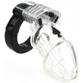 Adjustable Male Cock Cuff Chastity Device - Clear