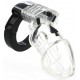 Adjustable chastity cage 10 x 3.5cm Clear