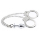 Handcuffs + Metal Plug 6 x 2.7cm