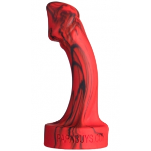 MONSTERED Mushroom Head Colorful Realistic Dildo RED