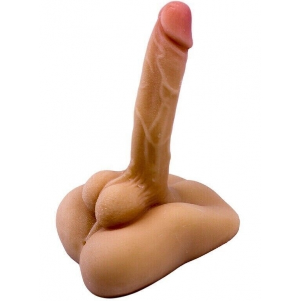 Masturbator Big Dick Hole Anus und Penis flexibel 18 x 4cm