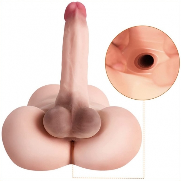 Masturbador Nalgas con Pene Articulado Pretty Dandy Sex 18cm