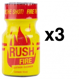 RED Leather Cleaner RUSH FIRE 10ml x3