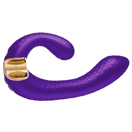 Shunga Miyo Duplo Estimulador Íntimo Púrpura