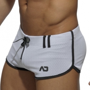 Addicted Loop Mesh Short White