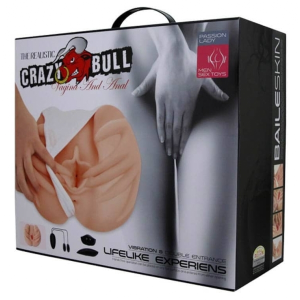 Masturbador Vibrador de Nádegas Vibratório Crazy Bull Missionary