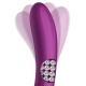 Vibro Rabbit Doble Giratorio 10 x 3,5cm Morado