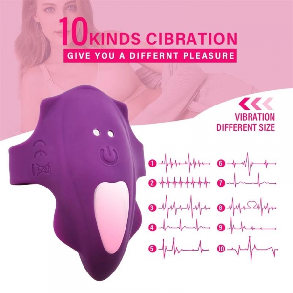 Klitoris-Stimulator Panty Violett