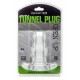 Double Tunnel Plug Transparent Extra-Large 14 x 8.3 cm