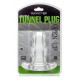 Double Tunnel Plug Transparent Medium 9.5 x 5.2 cm