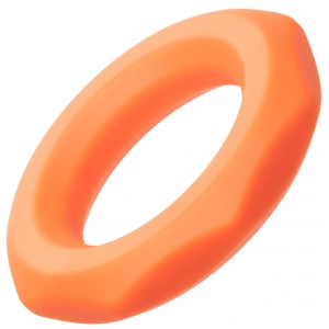 alpha ring Cockring Silicona Sexagon Alpha 37mm Naranja