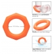 Cockring Silicone Sexagon Alpha 37mm Arancione