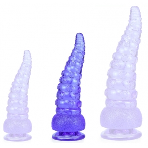 ToppedMonster Dildo Winkle M 16 x 5,5 cm Viola