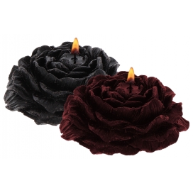 TABOOM 2 Bougies Sm Rose Candles Noire-Rouge