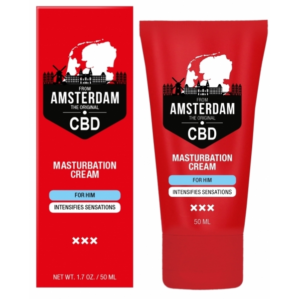 Creme para masturbação com Cbd Amsterdam XXX 50ml