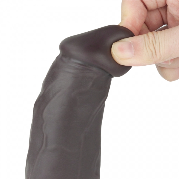 Rotacock Vibrerende Dildo 22 x 5cm Bruin