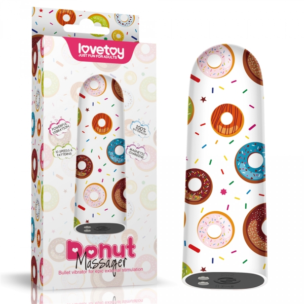 Vibrador LoveToy Mini Donut Vibrações 10