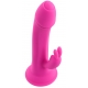 Dildo vibrante con coniglio Somebunny To Love 13 x 3,7 cm