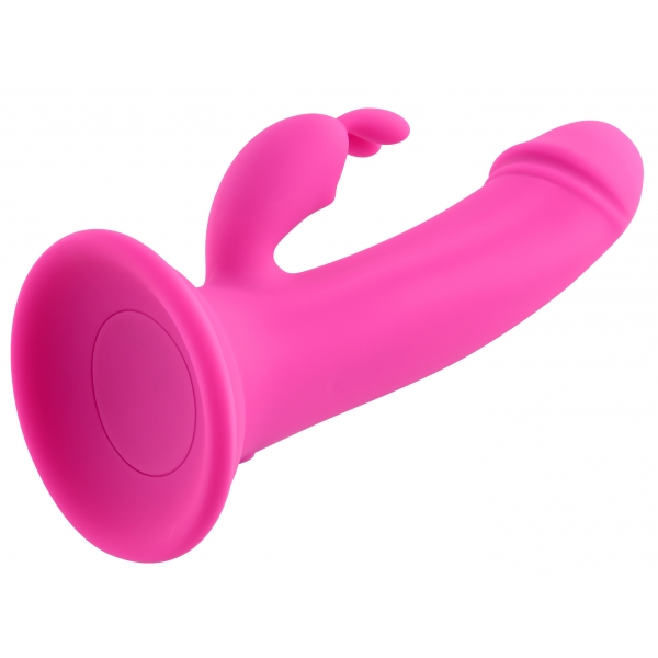 Dildo vibrante con coniglio Somebunny To Love 13 x 3,7 cm