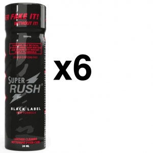 BGP Leather Cleaner SUPER RUSH BLACK LABEL Tall 24ml x6