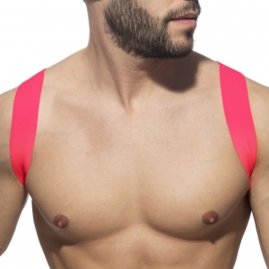 Addicted Spider Neon Pink Elastic Harness